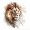 beautiful-majestic-lion-head-portratit-white-background-illustration-painting-grunge-stylw-generative-ai